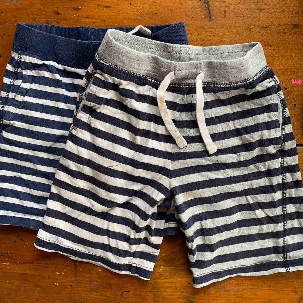 Lot of Striped Shorts from Baby Gap. Sz 4 & 5